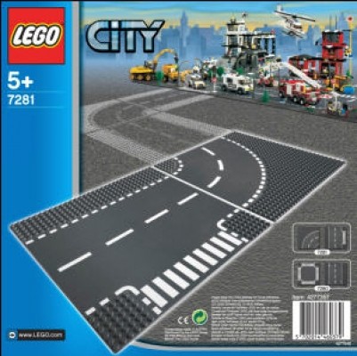 LEGO® CITY 7281 Kurve/ T-Kreuzung