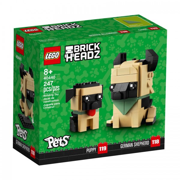 LEGO® BrickHeadz 40440 Deutscher Schäferhund