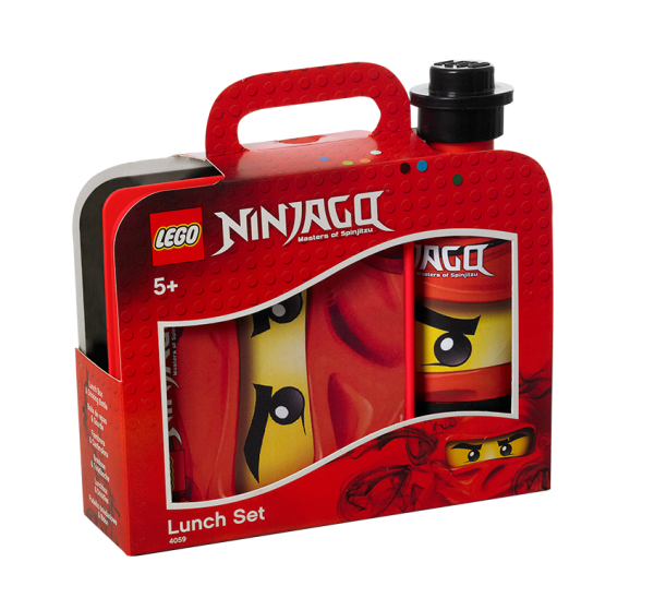 LEGO® Ninjago Lunch Set rot/schwarz