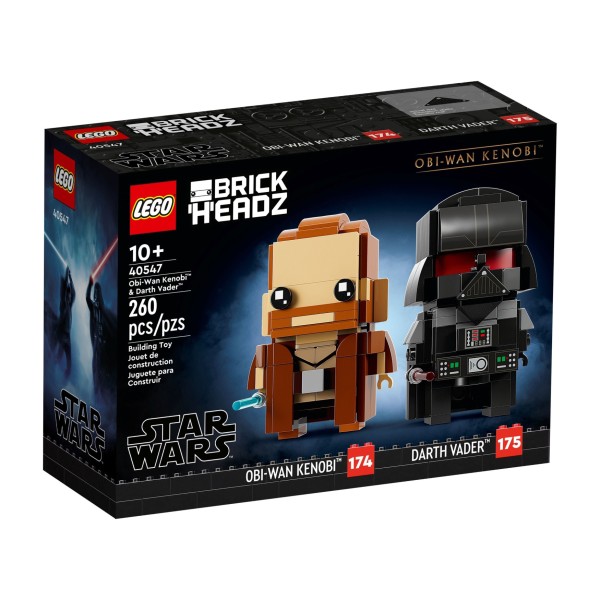 LEGO® BrickHeadz™ 40547 Obi-Wan Kenobi™ & Darth Vader™