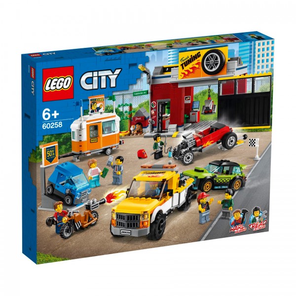 LEGO® CITY 60258 Tuning-Werkstatt
