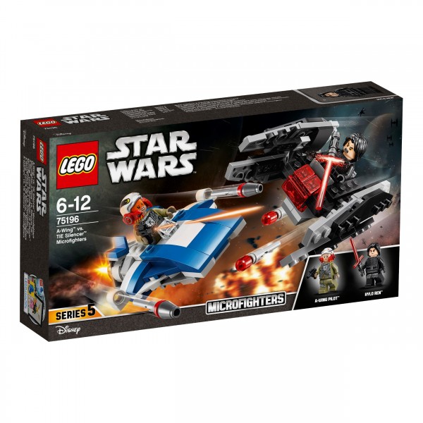 LEGO® Starwars 75196 A-Wing vs. TIE Silencer Microfighters