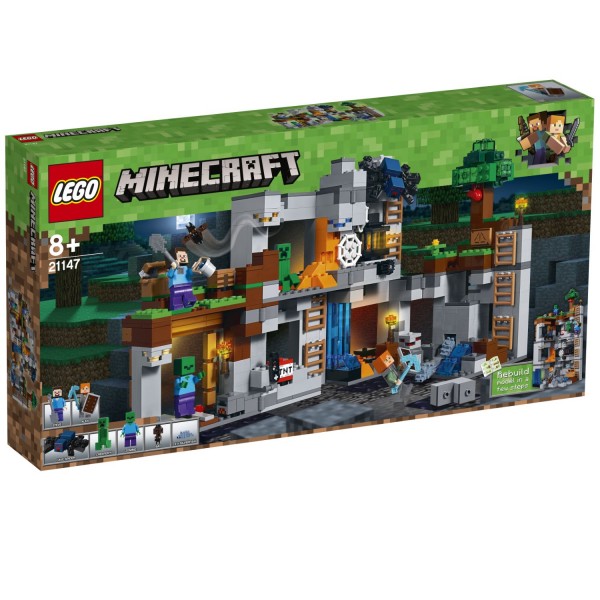 LEGO® Minecraft 21147 Abenteuer in den Felsen