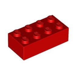 LEGO® 300121 Brick 2x4 rot