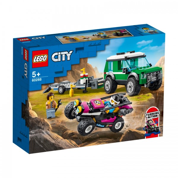 LEGO® CITY 60288 Rennbuggy-Transporter