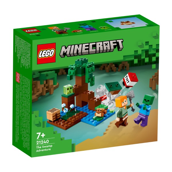 LEGO® Minecraft™ 21240 Das Sumpfabenteuer