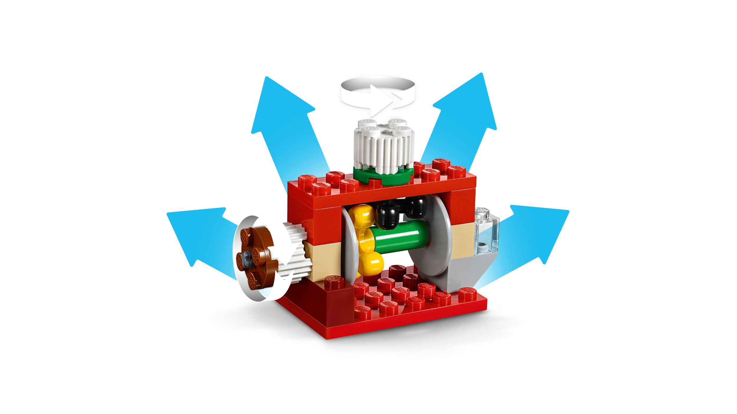 LEGO® Classic 10712 Bausteine-Set - Zahnräder günstig kaufen