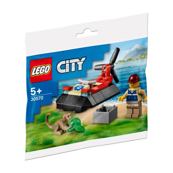 LEGO® CITY 30570 Luftkissenboot für Tierrettungen