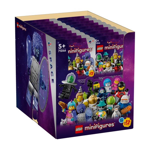 LEGO® 71046 Minifiguren Weltraum Serie 26 Thekendisplay