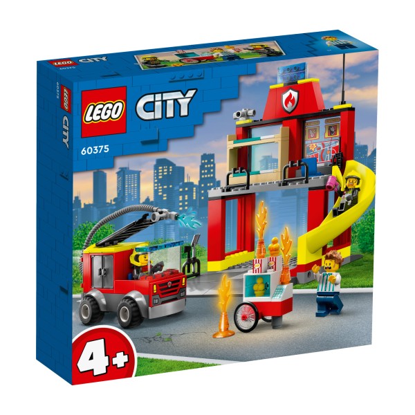 LEGO® City 60375 Feuerwehrstation und Löschauto