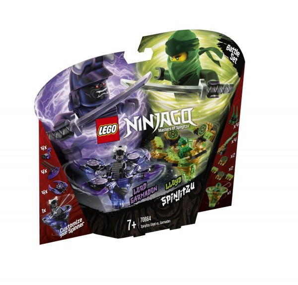LEGO® NINJAGO® 70664 Spinjitzu Lloyd vs. Garmadon