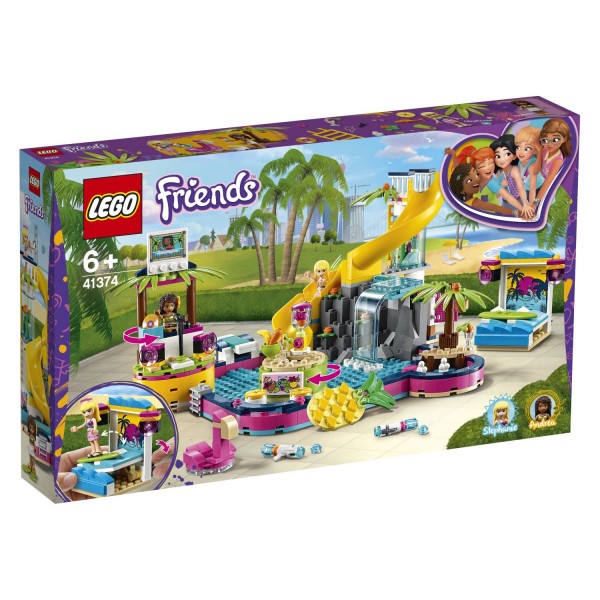 LEGO® Friends 41374 Andreas Pool-Party