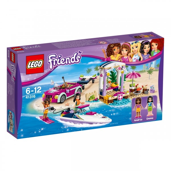 LEGO® Friends 41316 Andreas Rennboot-Transporter