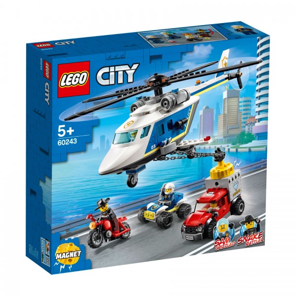 LEGO® CITY 60243 Verfolgungsjagd mit dem Polizeihubschrauber