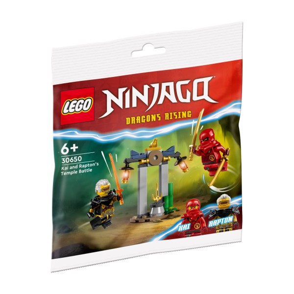 LEGO® NINJAGO 30650 Kais und Raptons Duell im Tempel