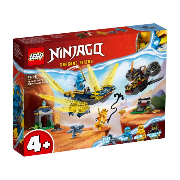 LEGO® NINJAGO 71798 Duell zwischen Nya und Arins Babydrachen