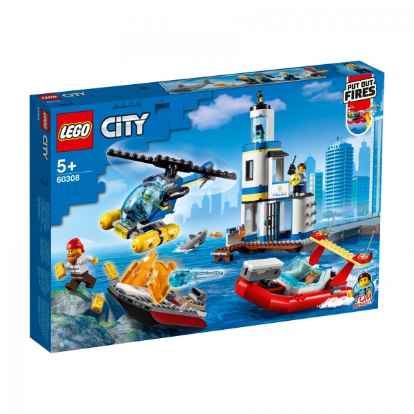 LEGO® CITY 60308 Polizei und Feuerwehr im Küsteneinsatz