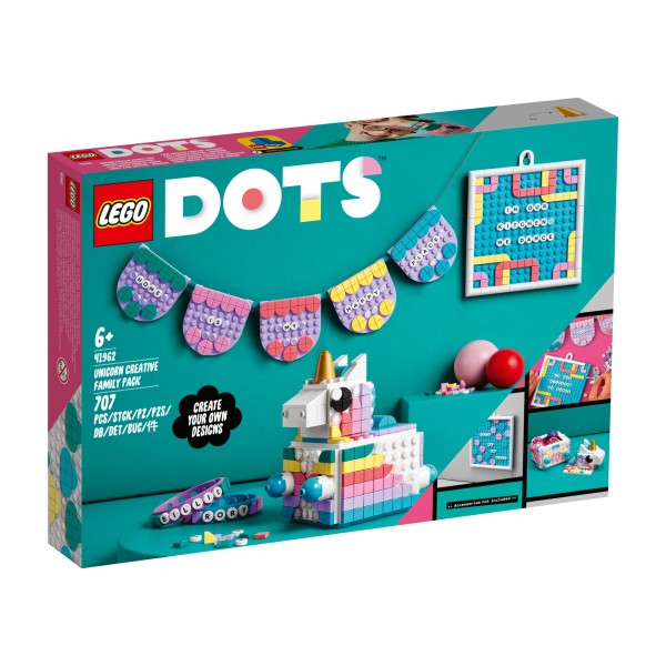 LEGO® DOTS™ 41962 Einhorn Familienkreativset