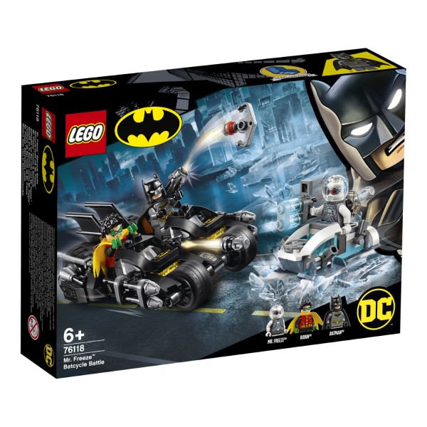 LEGO® DC Universe Super Heroes 76118 Batcycle-Duell mit Mr. Freeze™