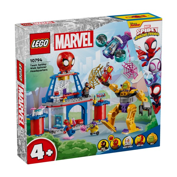 LEGO® 4+ Marvel Spidey 10794 Das Hauptquartier von Spideys Team