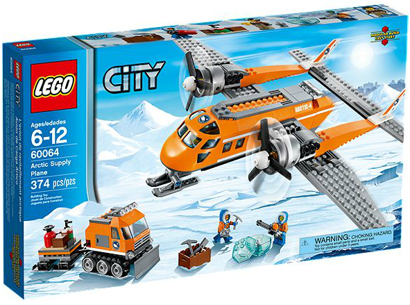 LEGO® CITY 60064 Arktis-Versorgungsflugzeug