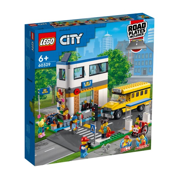 LEGO® CITY 60329 Schule mit Schulbus