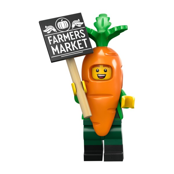 LEGO® Minifigur Serie 24 71037-04: Karotten-Maskottchen