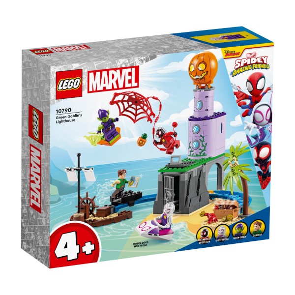 LEGO® 4+ Marvel Spidey 10790 Spideys Team an Green Goblins Leuchtturm